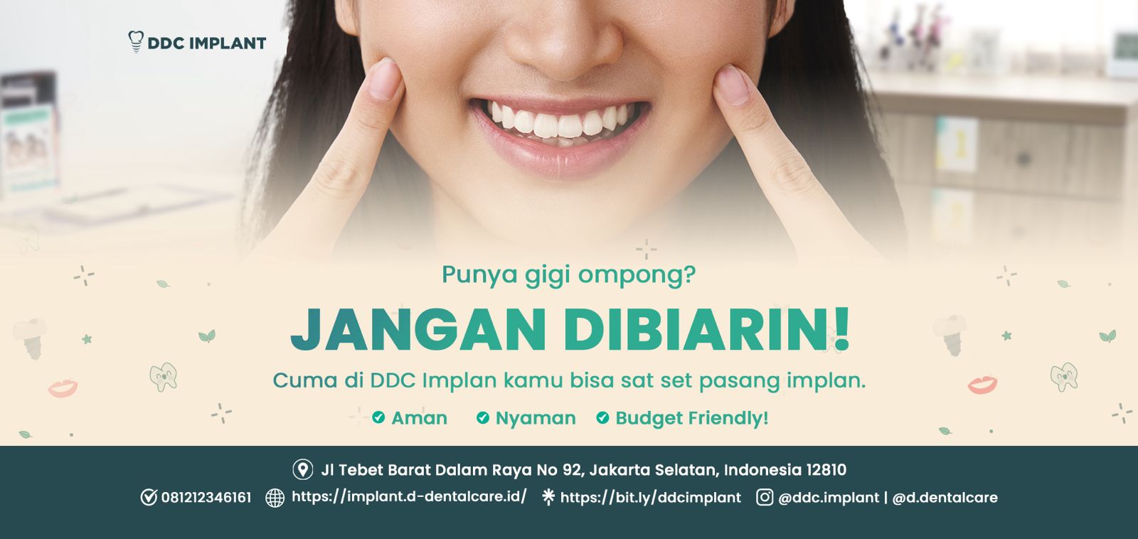 Selamat Datang di DDC Implant Selamat Datang di DDC Implant